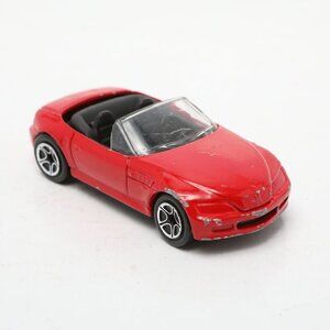 Vintage 1996 Matchbox BMW  Z3 Die Cast Car Convertible Red 1:57 Toy Collectible
